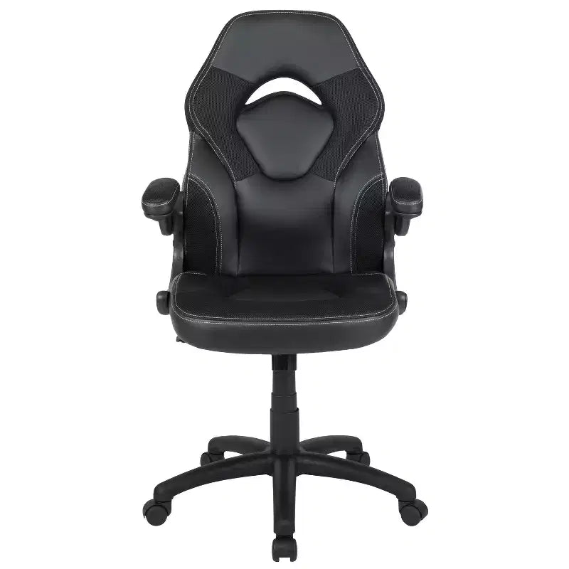 Flash Furniture X10 Sedia da Gaming Racing Ufficio Ergonomica per Computer PC Girevole Regolabile con Braccioli Ribaltabili