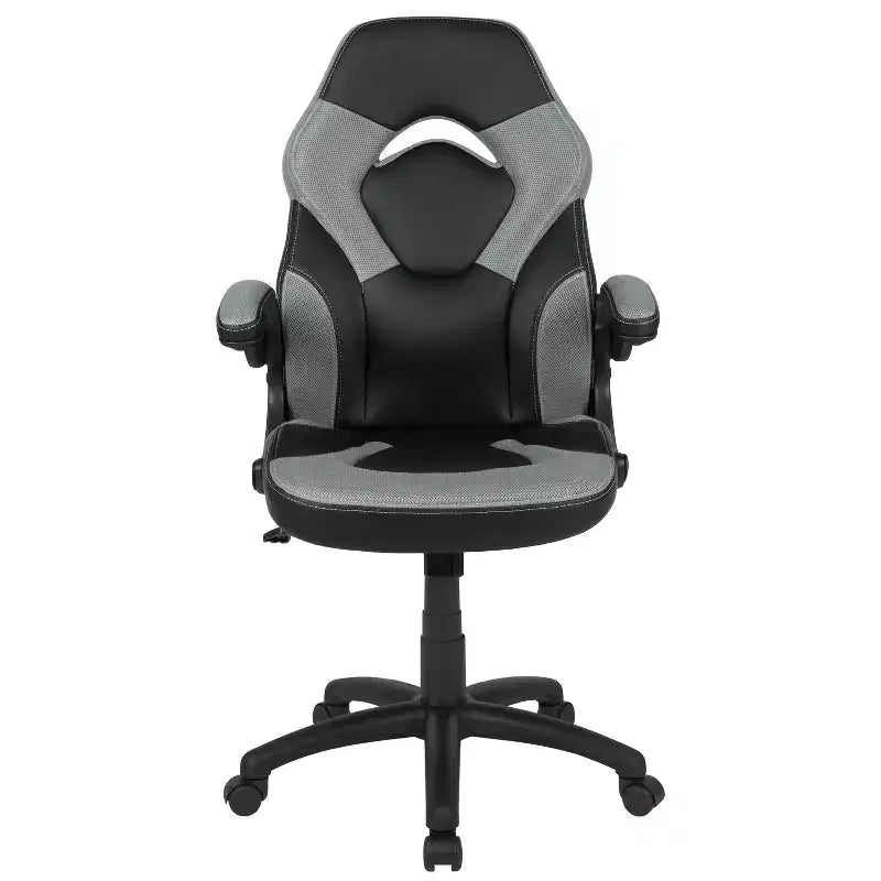 Flash Furniture X10 Sedia da Gaming Racing Ufficio Ergonomica per Computer PC Girevole Regolabile con Braccioli Ribaltabili