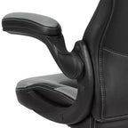 Flash Furniture X10 Sedia da Gaming Racing Ufficio Ergonomica per Computer PC Girevole Regolabile con Braccioli Ribaltabili