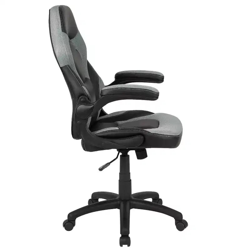 Flash Furniture X10 Sedia da Gaming Racing Ufficio Ergonomica per Computer PC Girevole Regolabile con Braccioli Ribaltabili