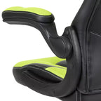 Flash Furniture X10 Sedia da Gaming Racing Ufficio Ergonomica per Computer PC Girevole Regolabile con Braccioli Ribaltabili