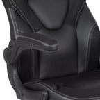Flash Furniture X10 Sedia da Gaming Racing Ufficio Ergonomica per Computer PC Girevole Regolabile con Braccioli Ribaltabili