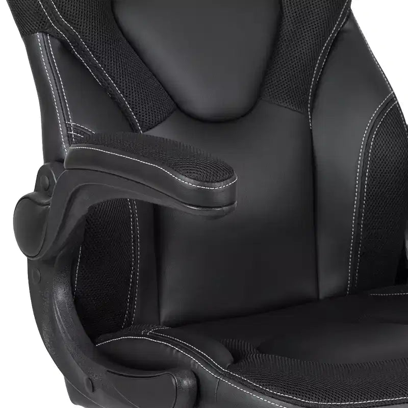 Flash Furniture X10 Sedia da Gaming Racing Ufficio Ergonomica per Computer PC Girevole Regolabile con Braccioli Ribaltabili