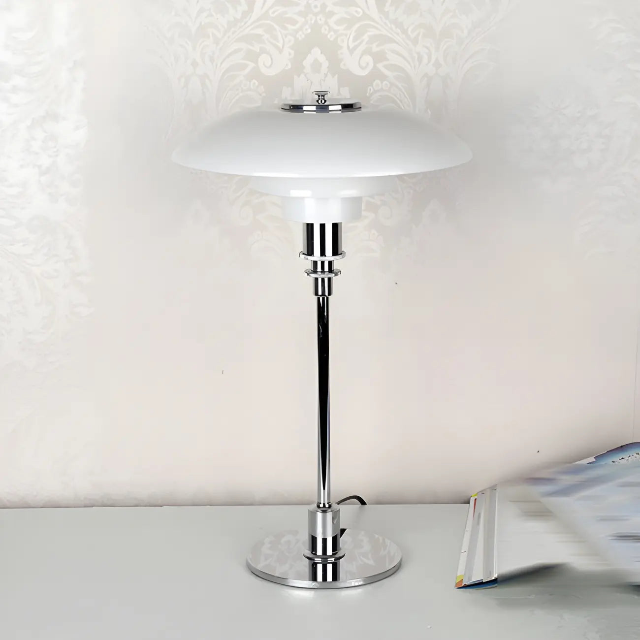 Lampe de table LED à plusieurs niveaux HomeyFad de style post-moderne avec alimentation intégrée