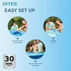 Piscine hors-sol rectangulaire Intex 4,27m x 84cm pour jardin avec filtre