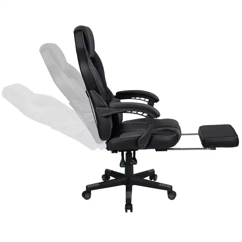 Ensemble de jeu Emma et Oliver – Support de bureau pour casque et gobelet et fauteuil inclinable avec repose-pieds