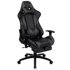 Ensemble bureau Emma et Oliver - Bureau gaming, porte-gobelet, support casque et fauteuil inclinable