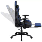 Ensemble bureau Emma et Oliver - Bureau gaming, porte-gobelet, support casque et fauteuil inclinable