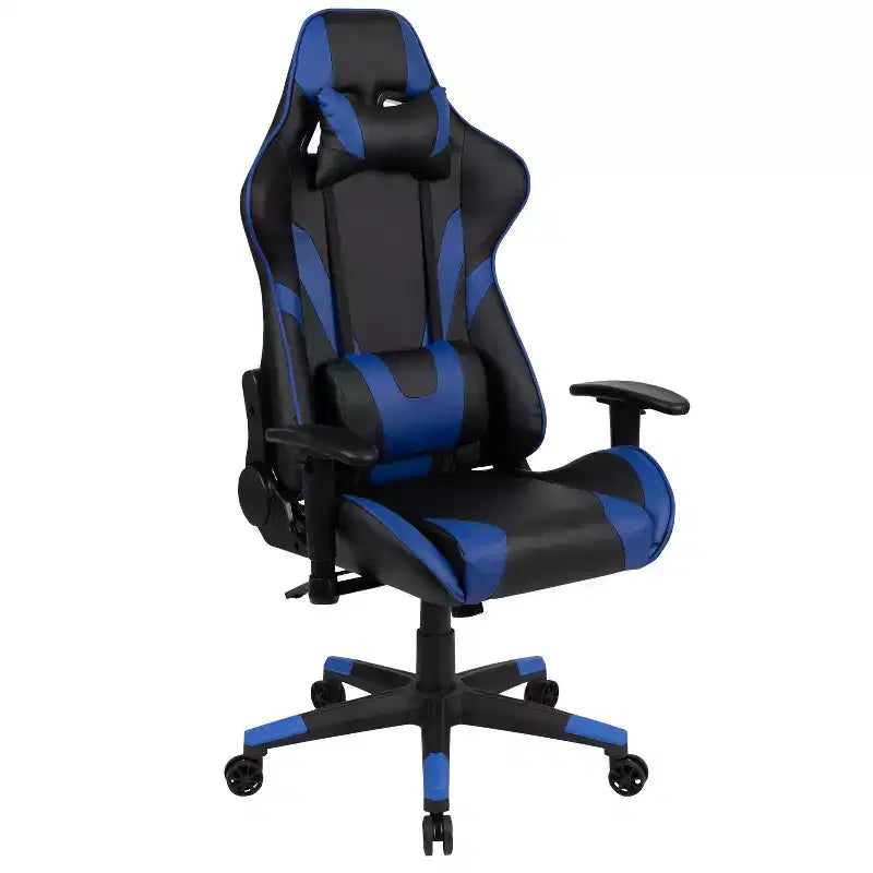 Ensemble Bureau Gaming Emma et Oliver - Support Tasse/Casque/Tapis de Souris Intégré