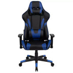 Sedia da gaming ergonomica da corsa Emma e Oliver con schienale completamente reclinabile in similpelle rossa
