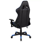 Sedia da gaming ergonomica da corsa Emma e Oliver con schienale completamente reclinabile in similpelle rossa