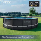 Piscine hors sol ronde Intex Ultra XTR Frame de 4,27 m x 1,07 m