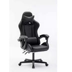 Chaise de jeu ergonomique MPM avec hauteur réglable, appui-tête et support lombaire pivotant, capacité de poids de 250 lb, pour le travail, les études et les jeux