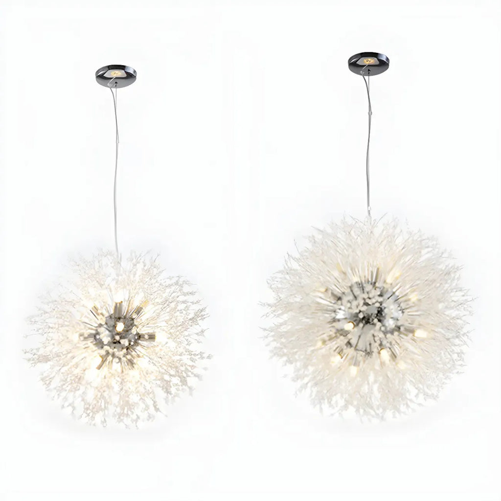 Lampadario Sputnik moderno regolabile con cristalli dorati a esplosione