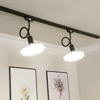 Faretto a binario LED moderno a 5 luci con testine regolabili