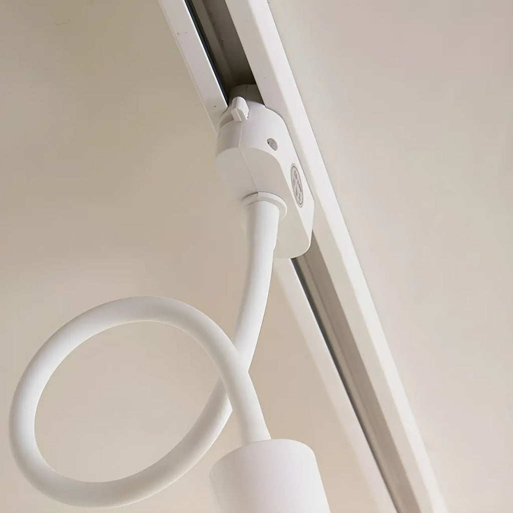 Faretto a binario LED moderno a 5 luci con testine regolabili