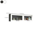 vaisselier mural en bois blanc pour cuisine