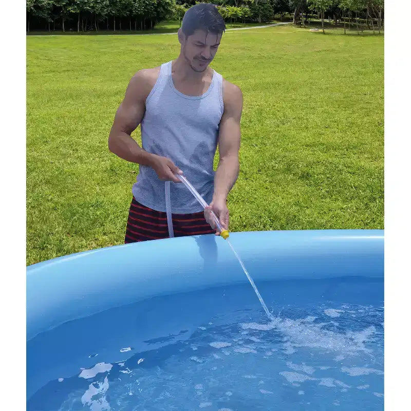 Ensemble piscine gonflable JLeisure 2,44 m Prompt Set avec pompe à filtre à cartouche pour piscine