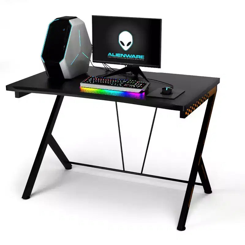 Costway Bureau Gaming Ordinateur Portable Table de Travail Ergonomique Maison Bureau Neuf