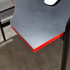 Scrivania da gioco in rete iCarus con ripiano in legno - X Rocker