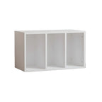 Vitrine rectangulaire en bois et porte vitrée pour salon