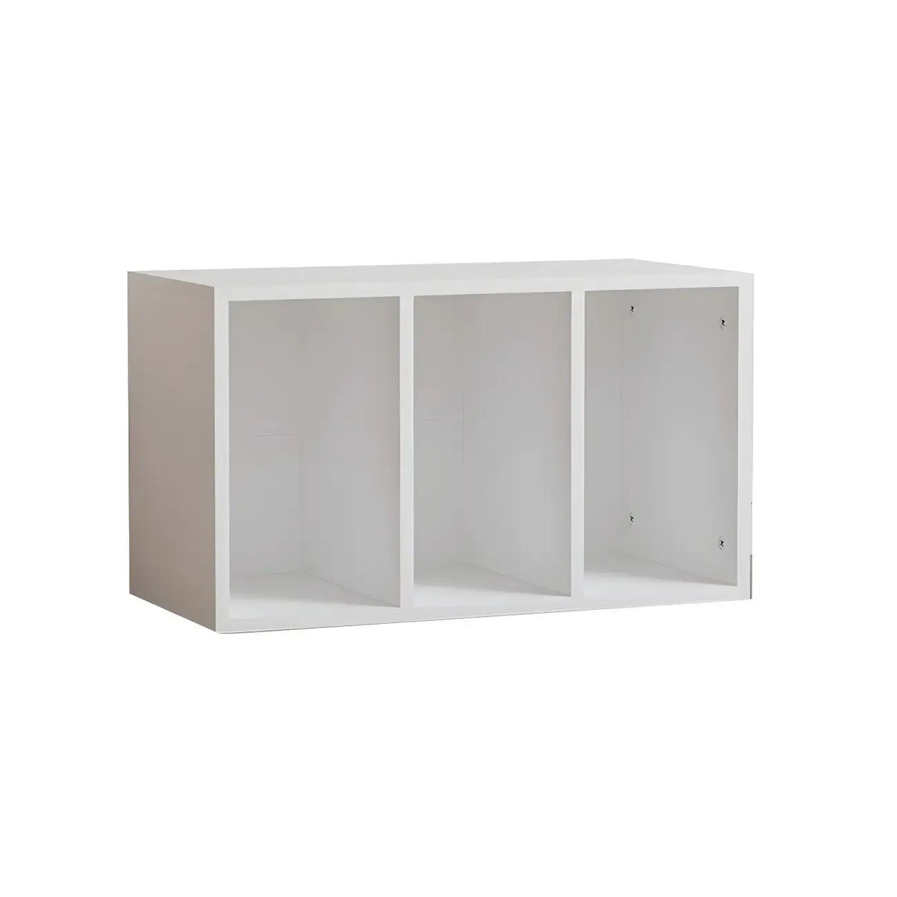 Vitrine rectangulaire en bois et porte vitrée pour salon
