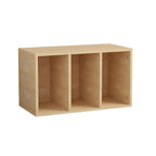 Vitrine rectangulaire en bois et porte vitrée pour salon