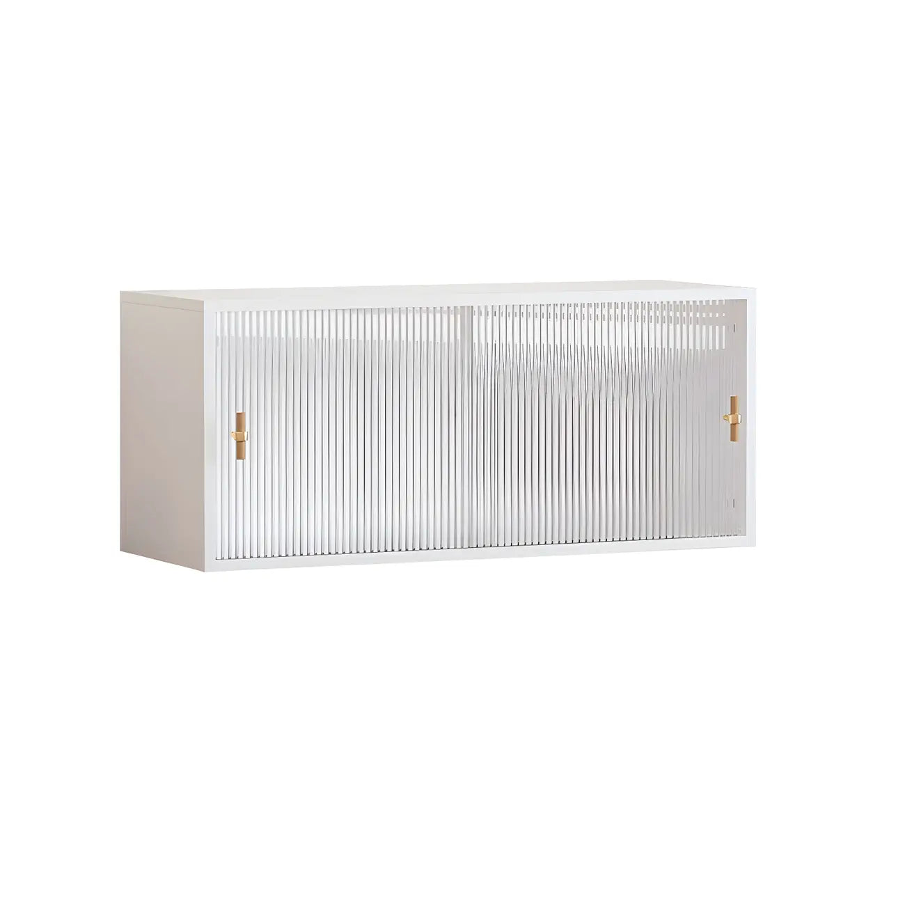 Vitrine rectangulaire en bois et porte vitrée pour salon