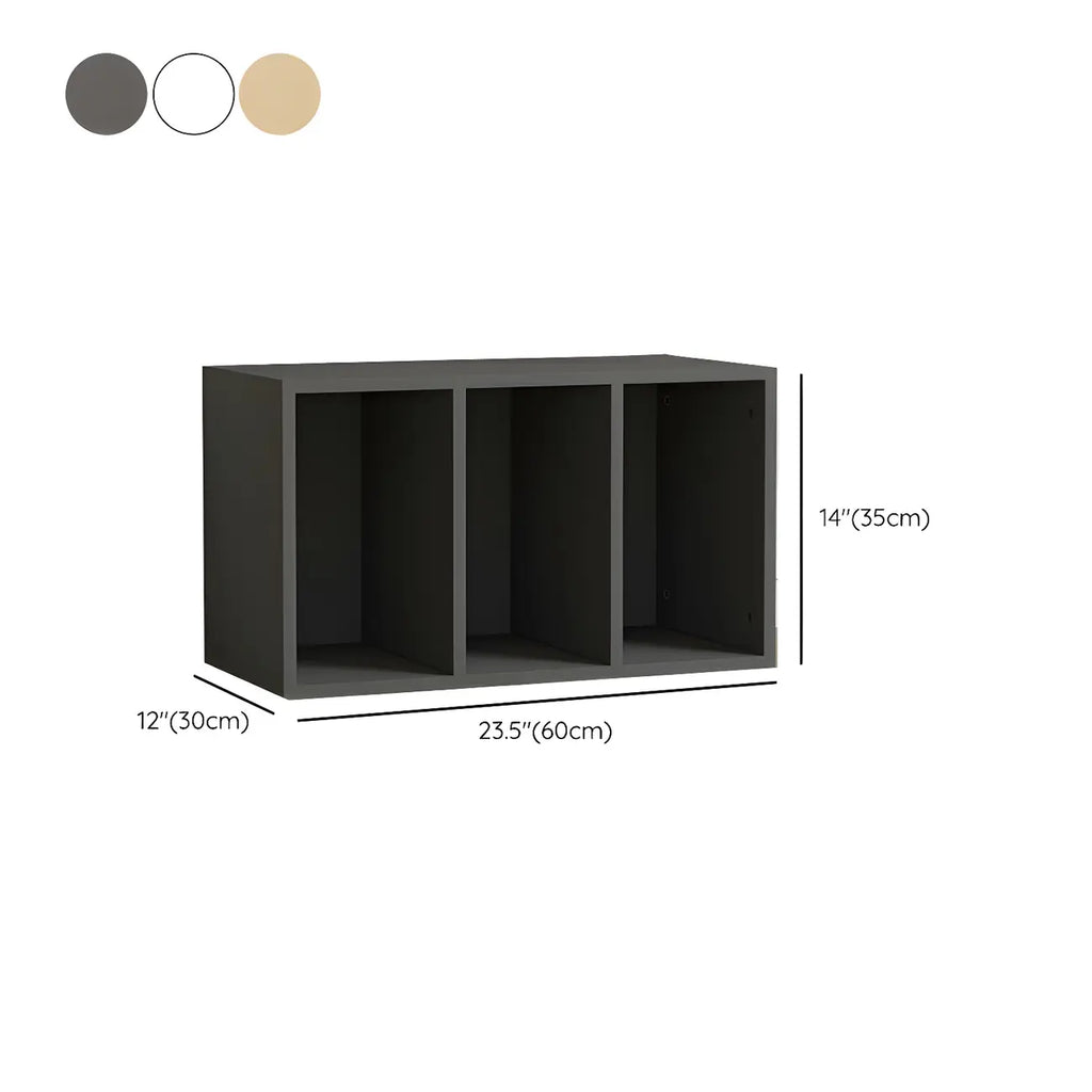 Vitrine rectangulaire en bois et porte vitrée pour salon