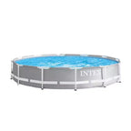 Piscine hors sol Intex 26711EH de 3,66 m x 76 cm avec cadre métallique, pompe et auvent