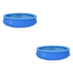 JLeisure 15Ft x 36 Prompt Set Inflatable Outdoor Backyard Swimming Pool(2 Pack)