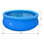 Piscine gonflable de jardin JLeisure 4,57m x 91cm Prompt Set (Lot de 2)