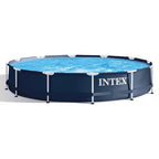 Piscine hors sol ronde Intex 28211ST de 3,66 m x 76 cm avec armature et auvent