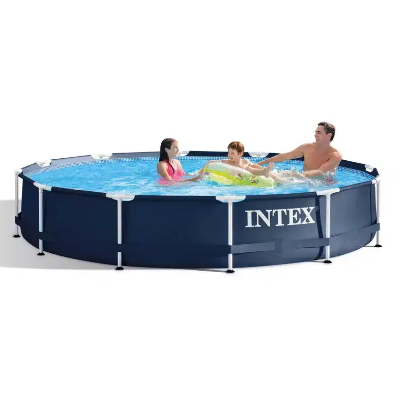 Piscine hors sol ronde Intex 28211ST de 3,66 m x 76 cm avec armature et auvent