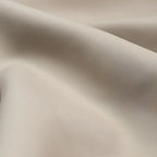 Table de chevet flottante basse en cuir beige avec plateau en pierre et tiroir