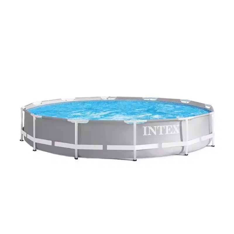 Piscine hors sol ronde Intex Prism Frame 3,66m x 76cm et robot nettoyeur