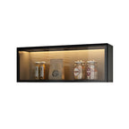 vaisselier mural en bois gris pour cuisine
