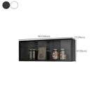 vaisselier mural en bois gris pour cuisine