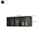 vaisselier mural en bois gris pour cuisine