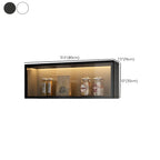 vaisselier mural en bois gris pour cuisine