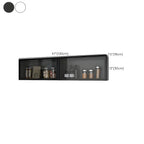 vaisselier mural en bois pour cuisine avec porte vitrée