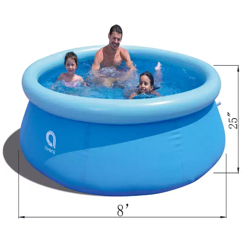 Piscine Gonflable d'Extérieur JLeisure Prompt Set & Orange pour Jardin (Lot de 2)