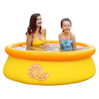 Piscine Gonflable d'Extérieur JLeisure Prompt Set & Orange pour Jardin (Lot de 2)
