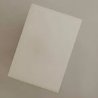 Petite table de chevet de rangement nordique blanche et noire à 3 niveaux