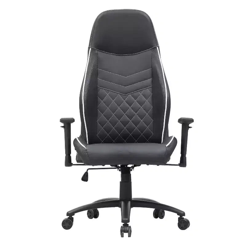 24/7 Shop At Home Sedia Gaming Ansar in Ecopelle Cucita a Diamante