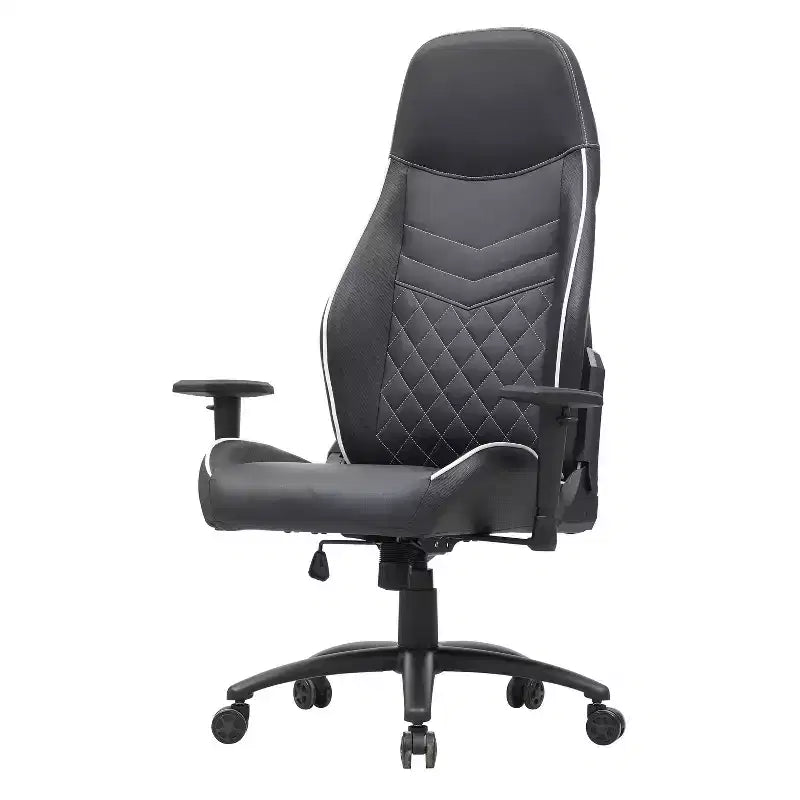 24/7 Shop At Home Sedia Gaming Ansar in Ecopelle Cucita a Diamante