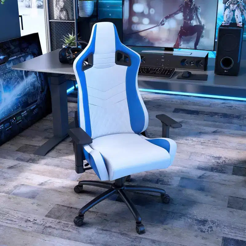 Poltrona da gaming reclinabile con braccioli regolabili Quelman 24/7 Shop At Home