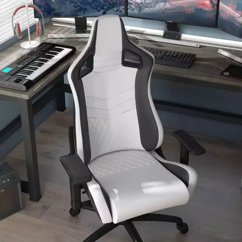Poltrona da gaming reclinabile con braccioli regolabili Quelman 24/7 Shop At Home