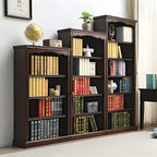 Bibliothèque rectangulaire classique et simple en bois blanc