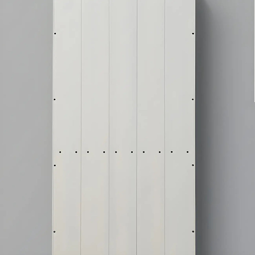 Bibliothèque rectangulaire classique et simple en bois blanc